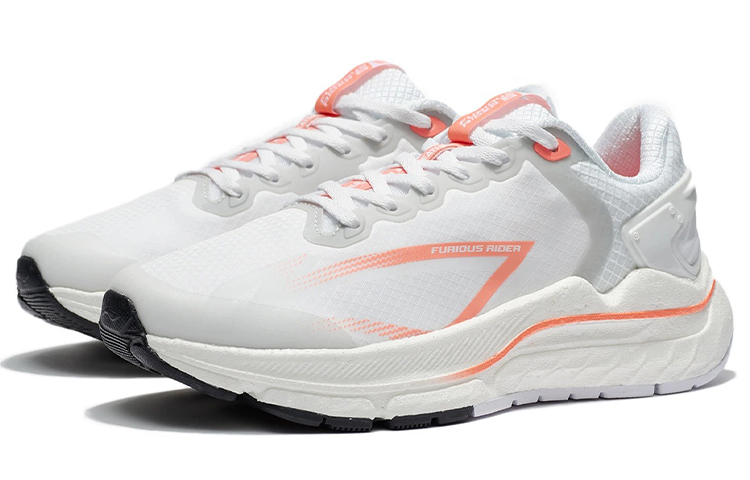 Li Ning Furious Rider 5.0 BOOM Technology Low top Running Shoes Women’s White Orange