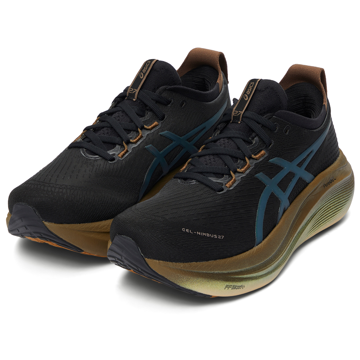 ASICS Fabric Low top Marathon Long Distance Running Shoes Unisex Black