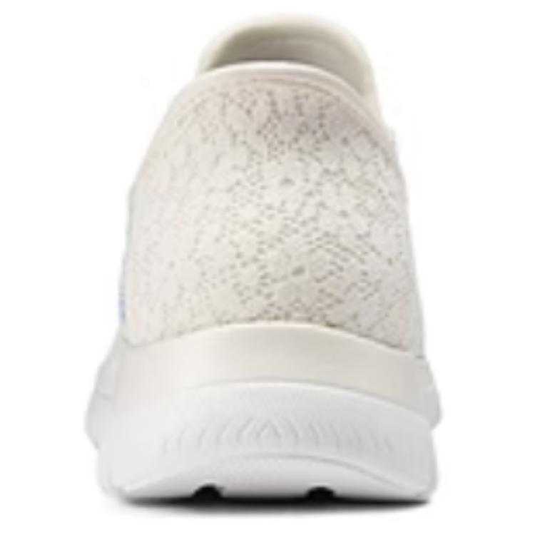 Skechers Fabric Cushioning Breathable Low top Running Shoes Women’s Ivory
