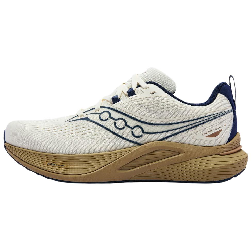 Saucony Tempus TanTu 3 Waterproof Support Rebound Waterproof Support Rebound Running Shoes Unisex Beige Brown