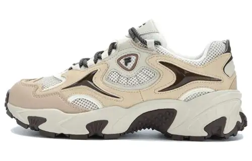 FILA FUSION Ancerus Plus Single Eye Shoe Textile, Synthetic Leather, TPU Retro Sports Low top Chunky Sneakers Women's