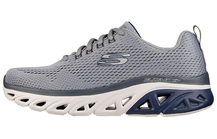 Skechers Glide step Sport Low top Running Shoes Men's Gray
