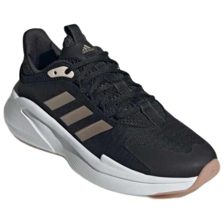 Adidas Alphaedge+ Slip Resistant Abrasion Resistant Low top Casual Running Shoes Women’s Black Gold