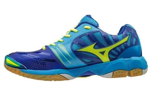 Mizuno Wave Tornado Running Shoes Unisex Low Top Blue/Yellow