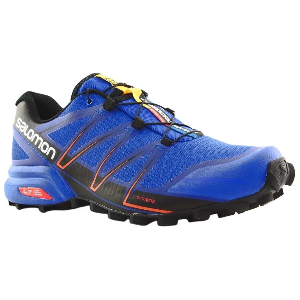 SALOMON SPEEDCROSS PRO Slip Resistant Abrasion Resistant Low top Running Shoes Men’s Blue