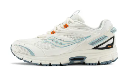 Saucony Cohesion 2K Cushioning Slip Resistant Abrasion Resistant Low top Running Shoes Unisex White Blue