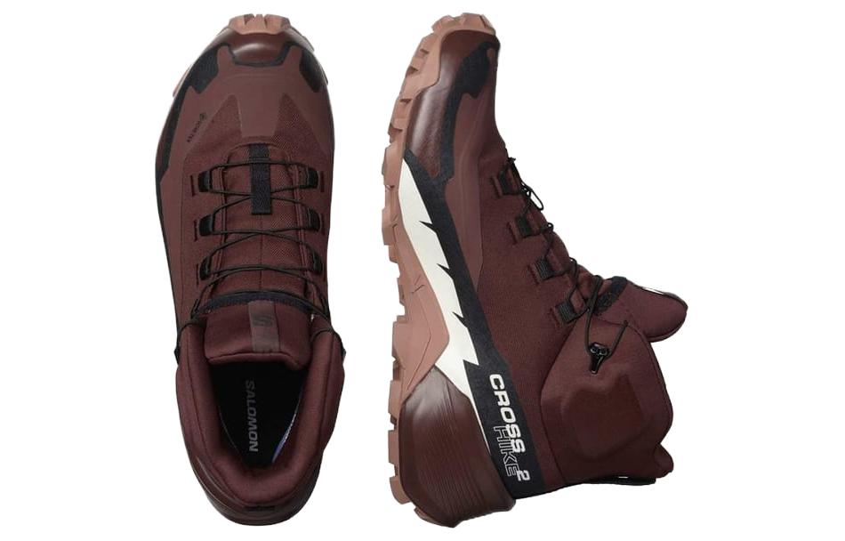 SALOMON Women’s Cross Hike 2 Mid GORE-TEX ‘Bitter Chocolate Mocha Mousse’