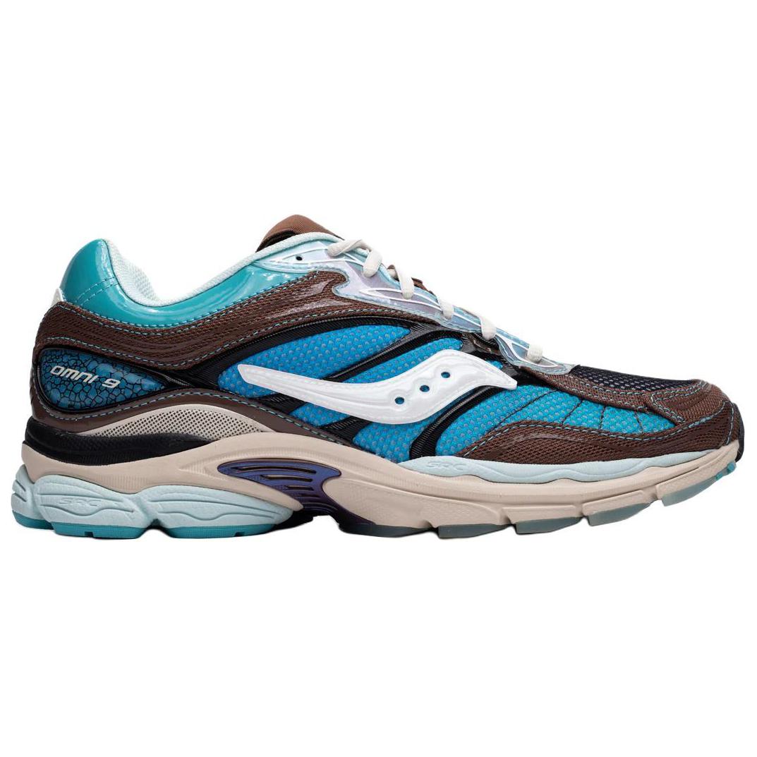 Saucony ProGrid Omni 9 Footpatrol Blue Brown