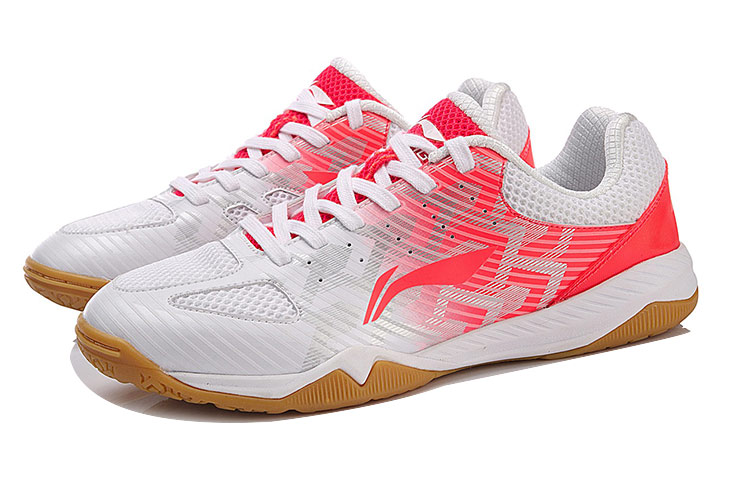 Li Ning Cushioning, Wear Resistant Low top Running Shoes Women’s Red White