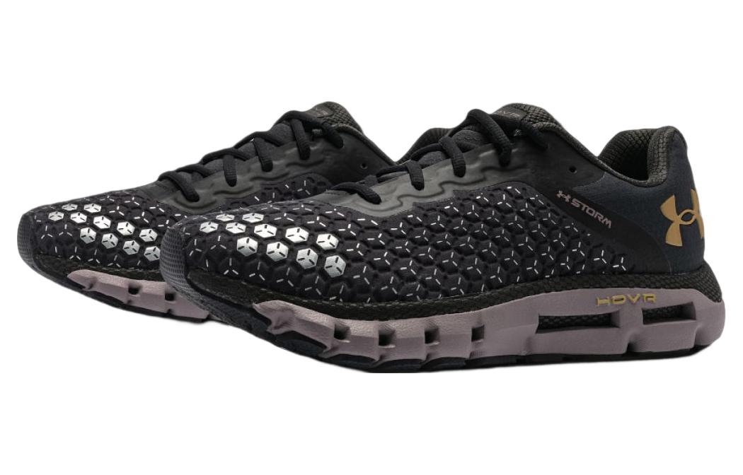 Мужские кроссовки Under Armour Hovr Infinite 2 (черно-пурпурные) — фото 3