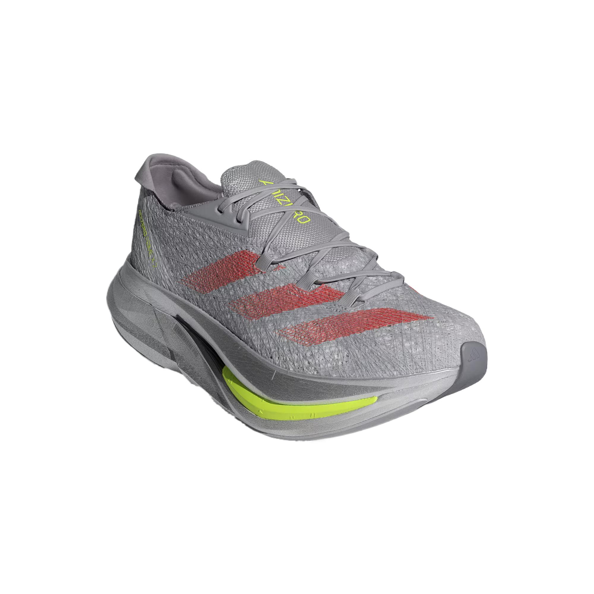 Adidas Adizero Prime X 2.0 Strung ‘Glory Grey Lucid Red’