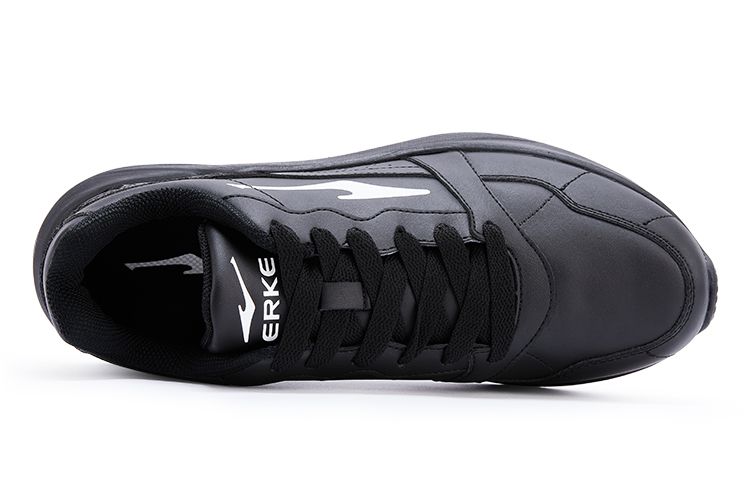 Erke Abrasion Resistant Abrasion Resistant Low top Running Shoes Men’s Jet Black