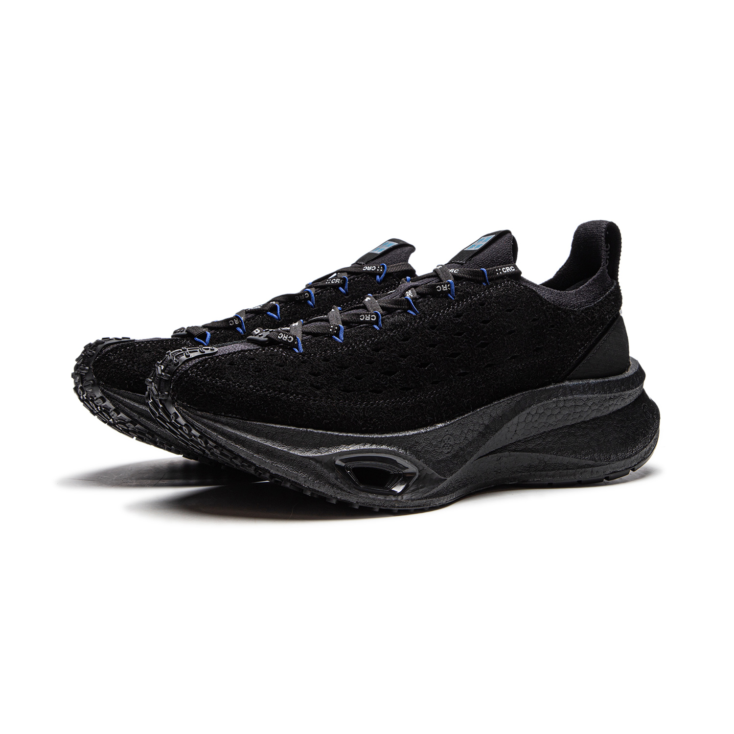 Li Ning Cushioning, Wear Resistant Low top Running Shoes Unisex Black