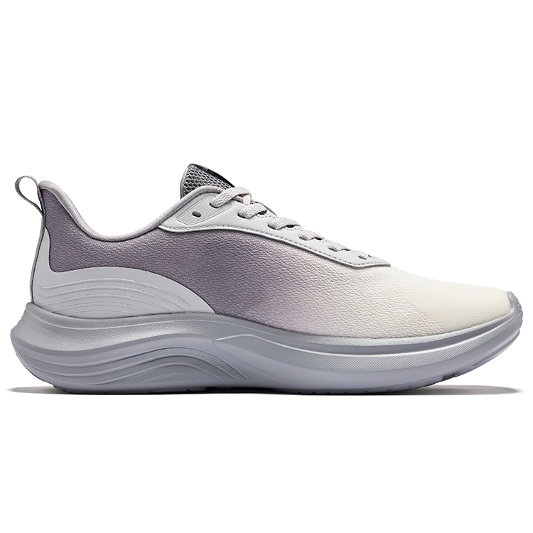 Erke Yun Yi Cushioning Breathable Rebound Low top Casual Running Shoes Men’s Mist Gray