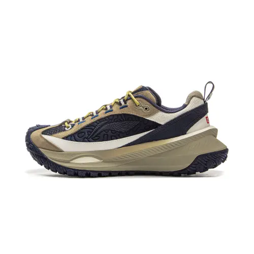 Li Ning x CHUMS Ranger CRC Low top Running Shoes Unisex Light Chestnut Brown