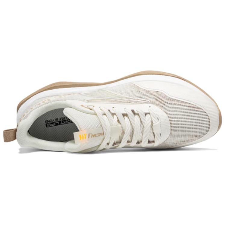 361° Wander Cushioning Slip Resistant Abrasion Resistant Low top Casual Racing Running Shoes Men’s Ecru