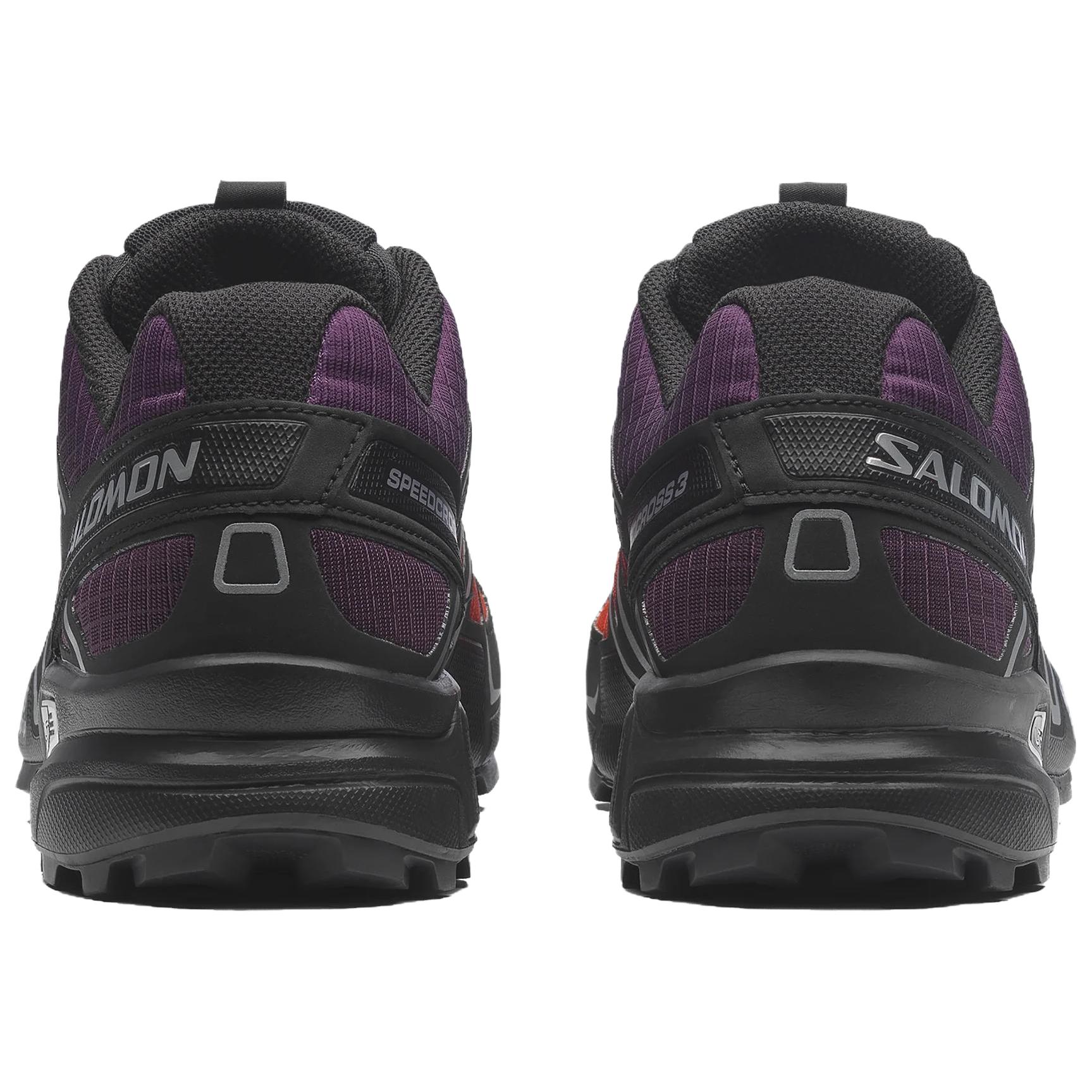 SALOMON Speedcross 3 Rubber/Lightweight Muscle/Rubber Running Shoes Unisex Black Orange