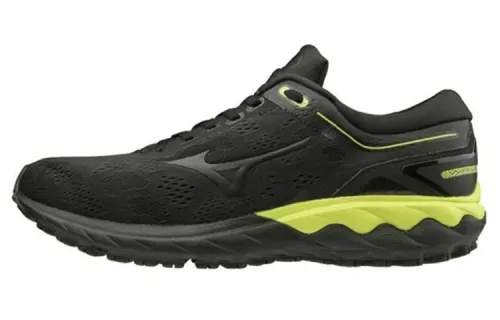 Mizuno Wave Skyrise 1 Low top Running Shoes Men's Black Yellow
