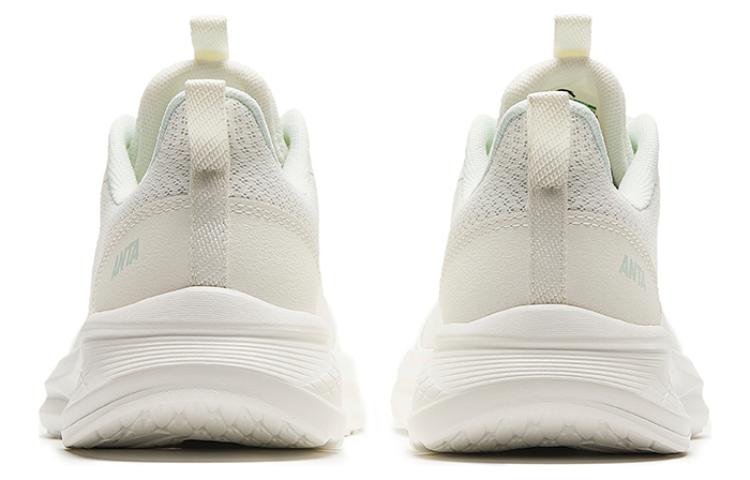 Anta Running Collection Comfortable Cushioning Slip Resistant Low top Running Shoes Women’s White Pink