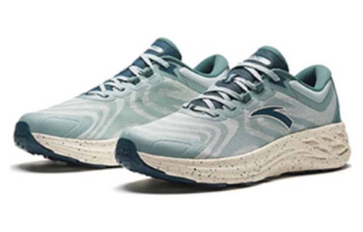 Anta Cushioning Low top Running Shoes Men’s Asphalt Gray Green