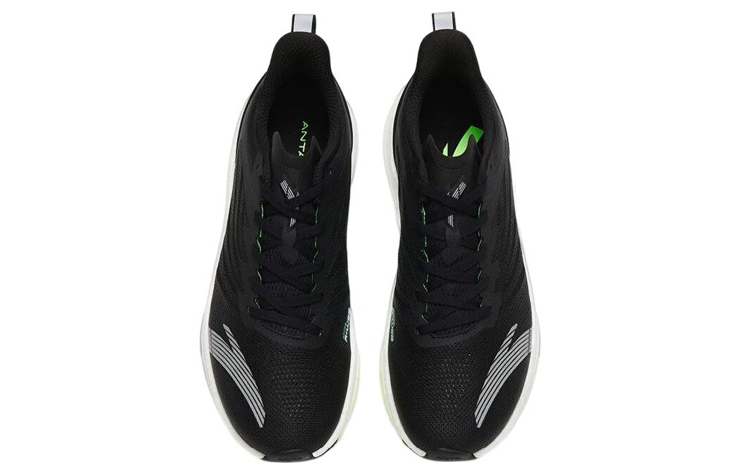 Anta MACH 3.0 Versatile Mesh Slip Resistant Abrasion Resistant Low top Running Shoes Men’s Black Green
