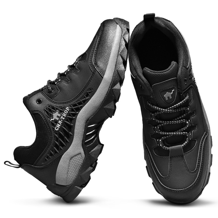 LINGHANGLUOTUO Slip Resistant Abrasion Resistant Low top Outdoor Shoes Men’s