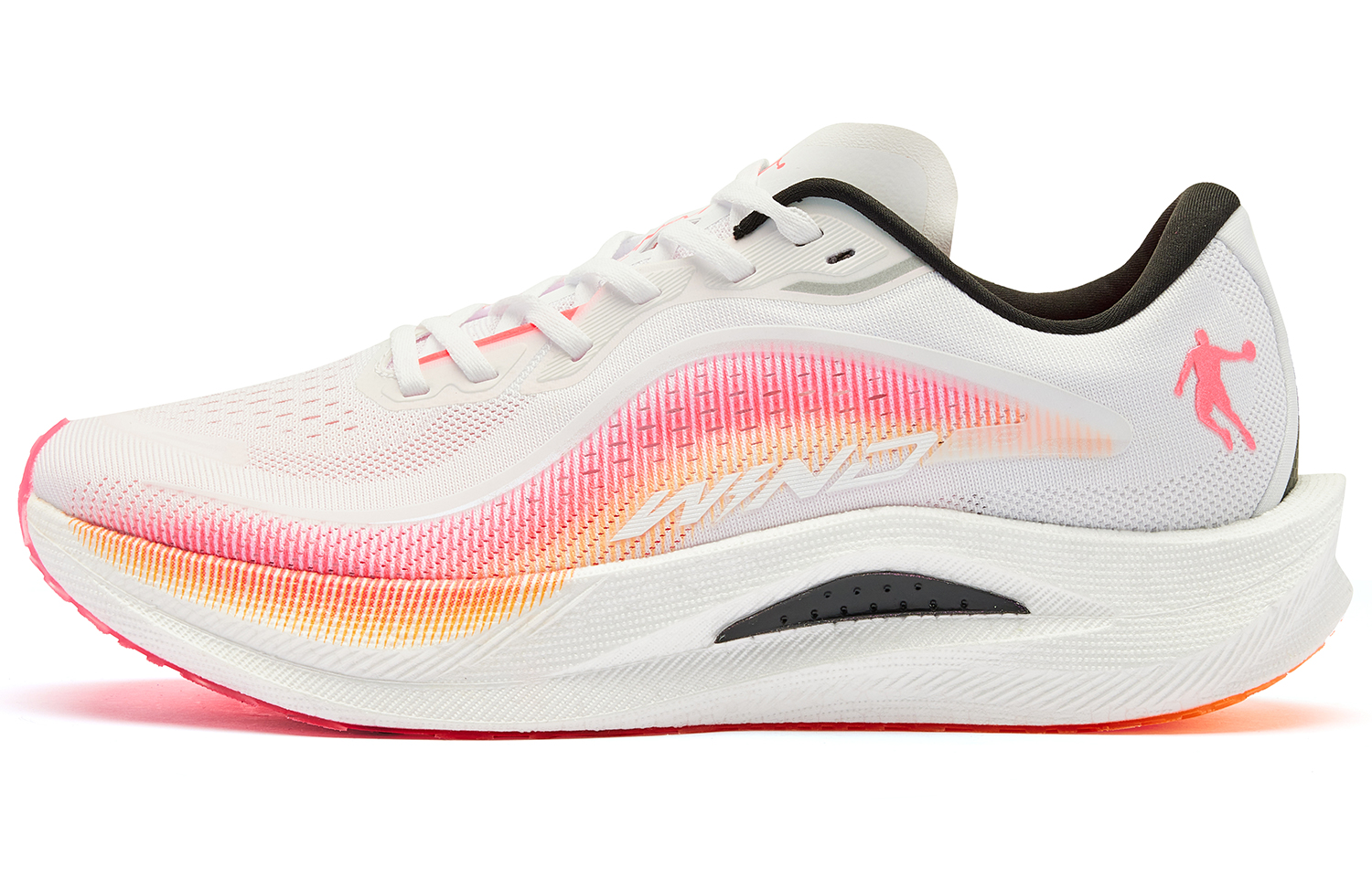 Jordan Strong Wind 2.0 Longxing Universiade shock-absorbing, non-slip and wear-resistant low-top TURBO training marathon racing running shoes for women, Jordan White Fluorescent Flying Shadow Powder