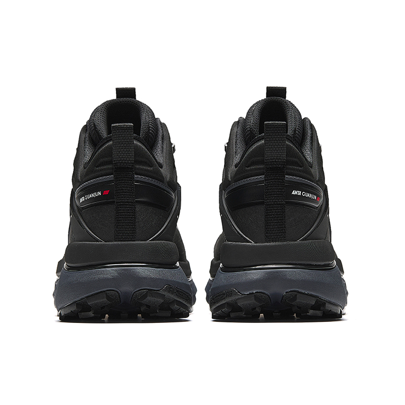 Anta Mountain Opening V2 Slip Resistant Abrasion Resistant Mid top Outdoor Shoes Men’s Basic Black