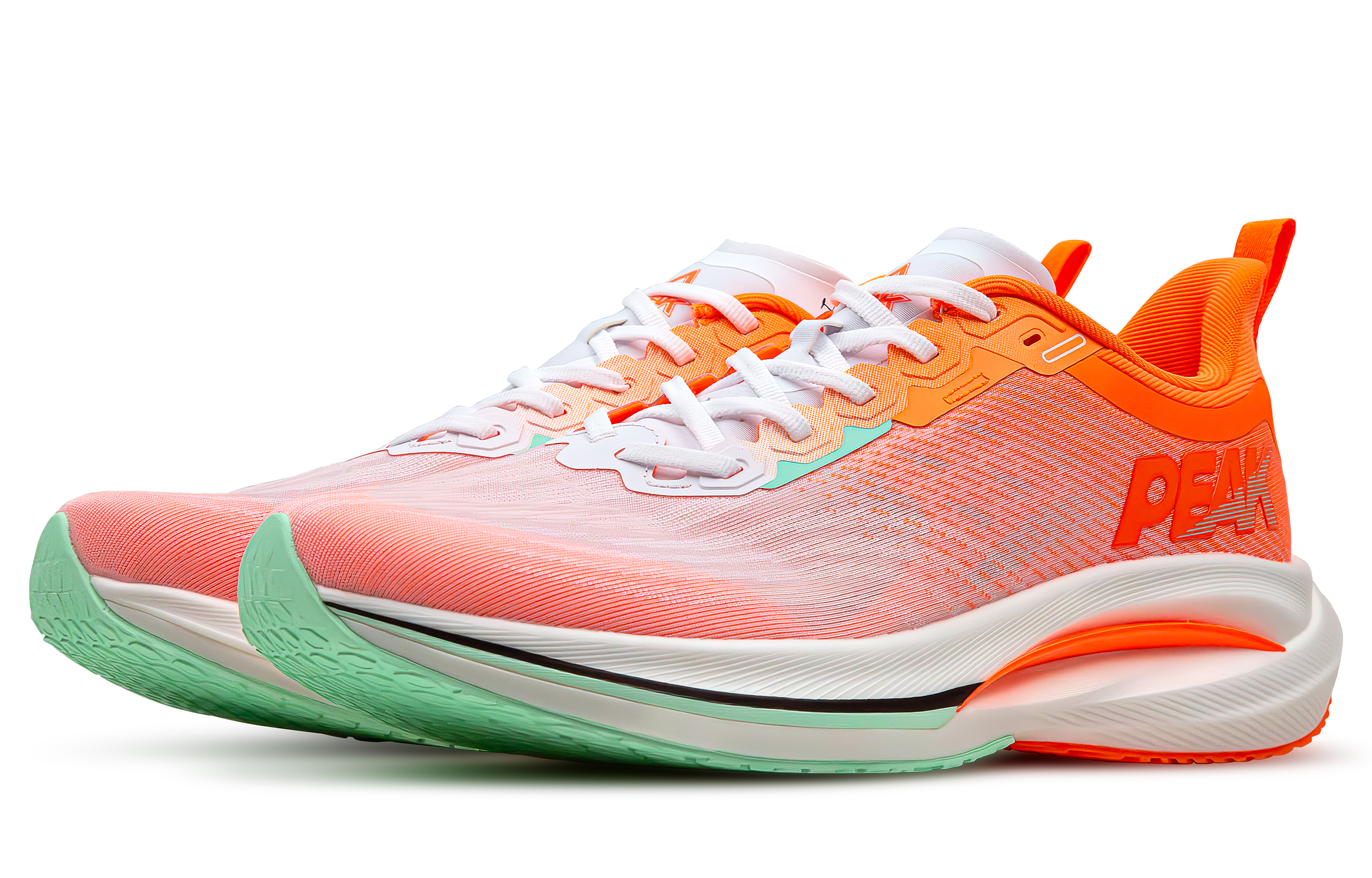 PEAK Running Shoes Men’s Low Top Neon Orange/Baymax