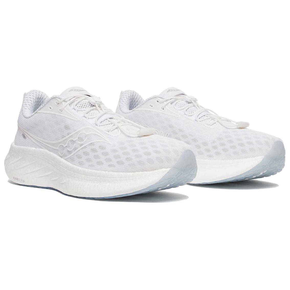 Saucony Ride Yutu 18 Classic And Versatile Breathable Running Shoes Unisex White
