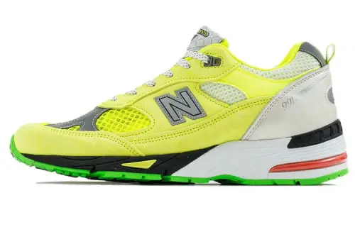 991 Aries x 991 New Balance Made in England 'Neon Yellow'
