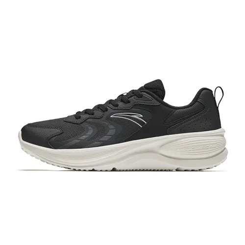 Anta Racing Leather Height Increasing Lightweight Height Increasing Lightweight Low top Casual Running Shoes Women's
