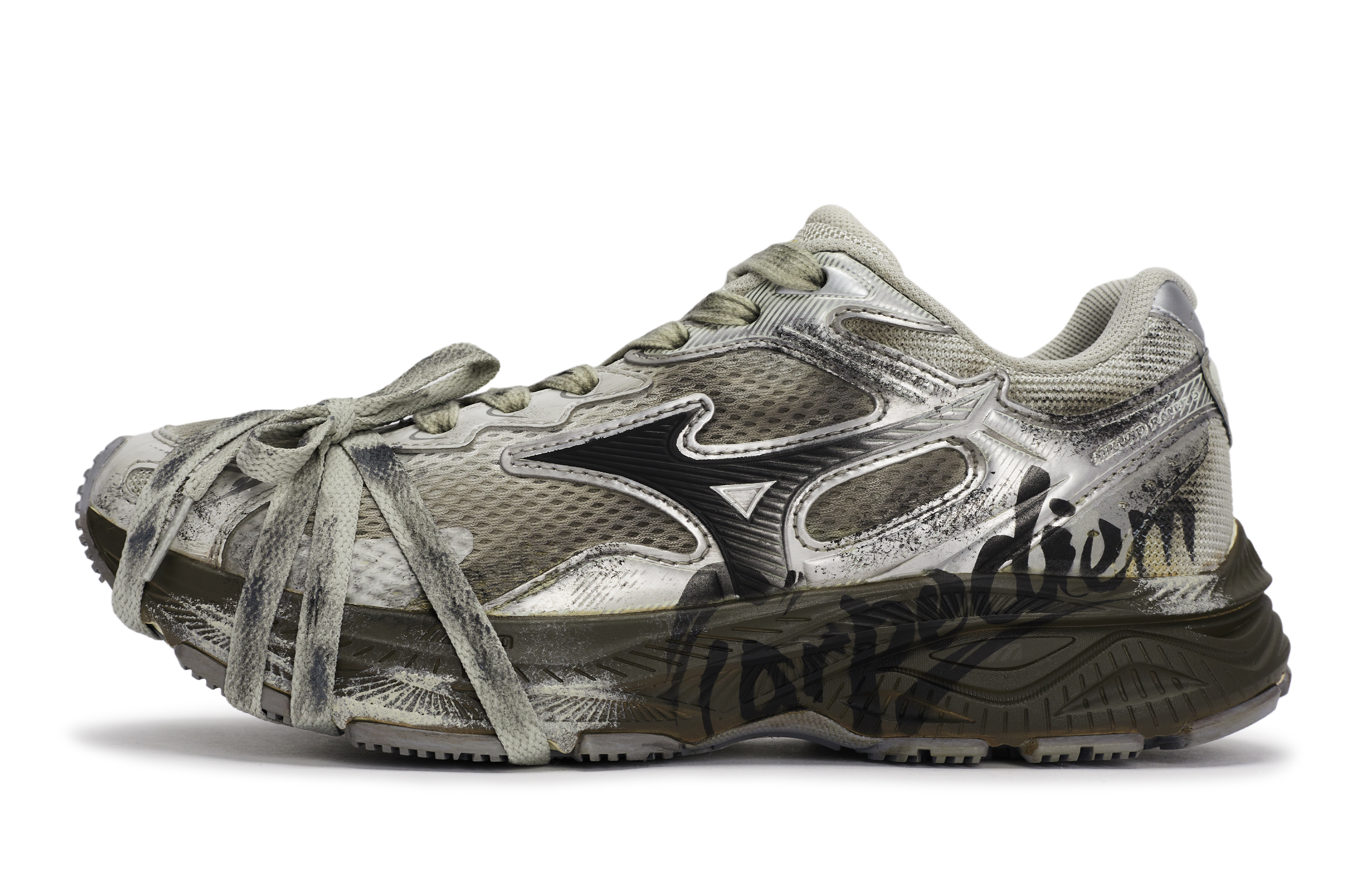 Mizuno Racer S Abrasion Resistant Abrasion Resistant Low top Running Shoes Unisex Black Brown