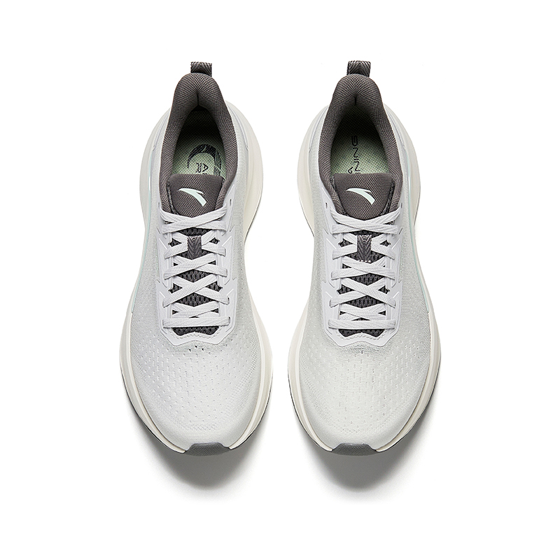 Anta Hydrogen Run Cool Vintage Slip Resistant Abrasion Resistant Low top Casual Running Shoes Men’s Light Gray