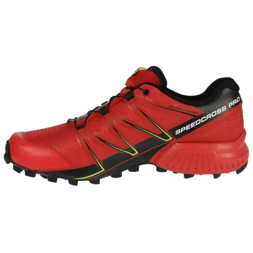 SALOMON SPEEDCROSS PRO Slip Resistant Quick Dry Lightweight Low top Trail Running Shoes Men's Red