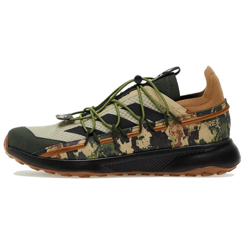 Adidas VOYAGER 21 Fabric Drawstring Breathable Low Top Outdoor Functional Shoes Men's Beige
