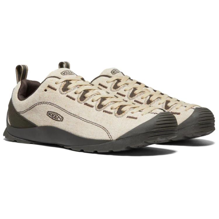 Keen Jasper Canvas Abrasion Resistant Lightweight Wear resistant And Lightweight Low top Outdoor Shoes Men’s Beige