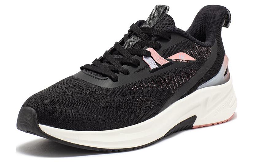 361° Cushioning Slip Resistant Abrasion Resistant Low top Running Shoes Women’s Black Pink