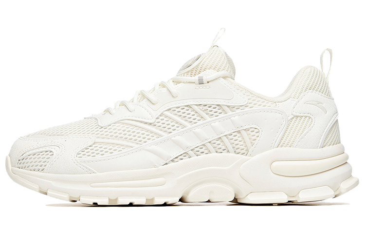 Anta Millennium Glacier Cushioning Slip Resistant Abrasion Resistant Breathable Low top Running Shoes Men's White