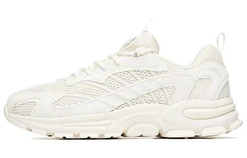 Anta Millennium Glacier Cushioning Slip Resistant Abrasion Resistant Breathable Low top Running Shoes Men's White
