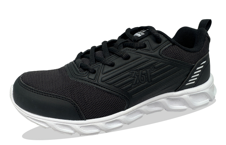 361° Slip Resistant, Lightweight, And Breathable Low top Running Shoes Women's Black White