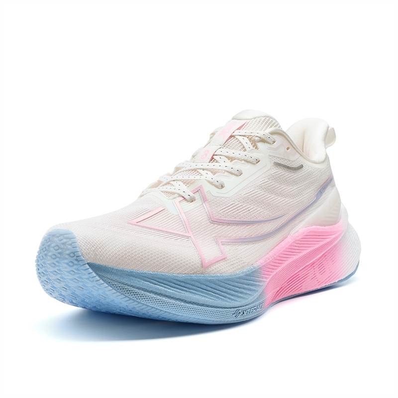 XTEP 2000km 3.0 Fabric Low top Training Running Shoes Men’s White Pink Blue