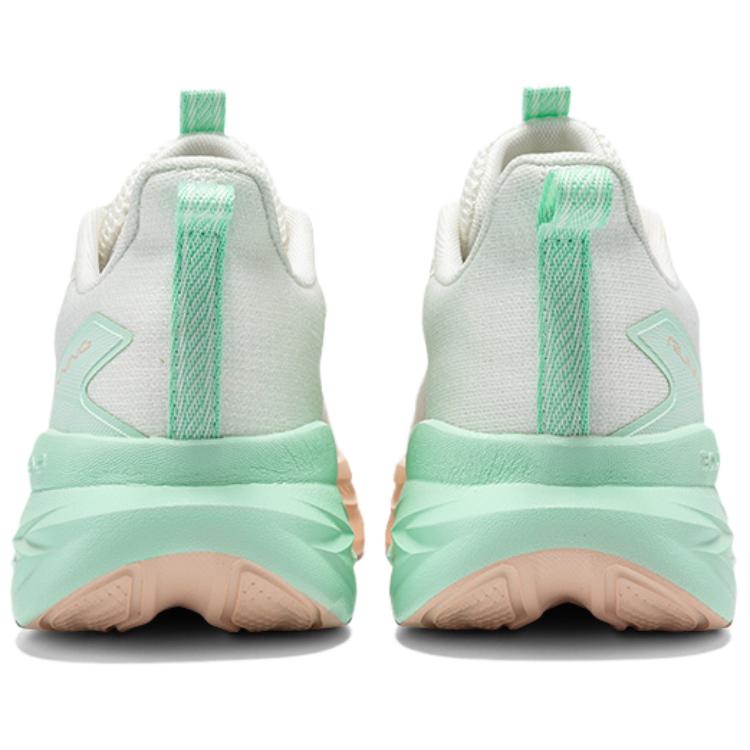 361° Abrasion Resistant Breathable Cushioning Low top Casual Sprint Running Shoes Women’s White Green