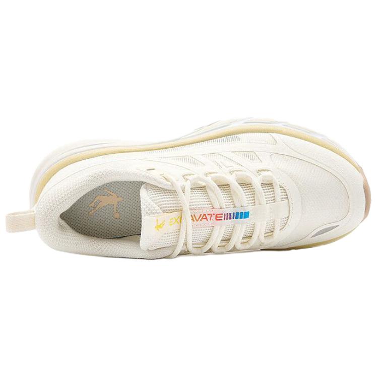 QIAODAN Lightweight And Breathable Low top Casual Running Shoes Women’s Beige