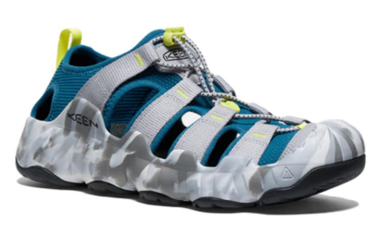 Keen HYPERPORT H2 Slip Resistant Abrasion Resistant Low top Outdoor Shoes Men’s Gray Blue