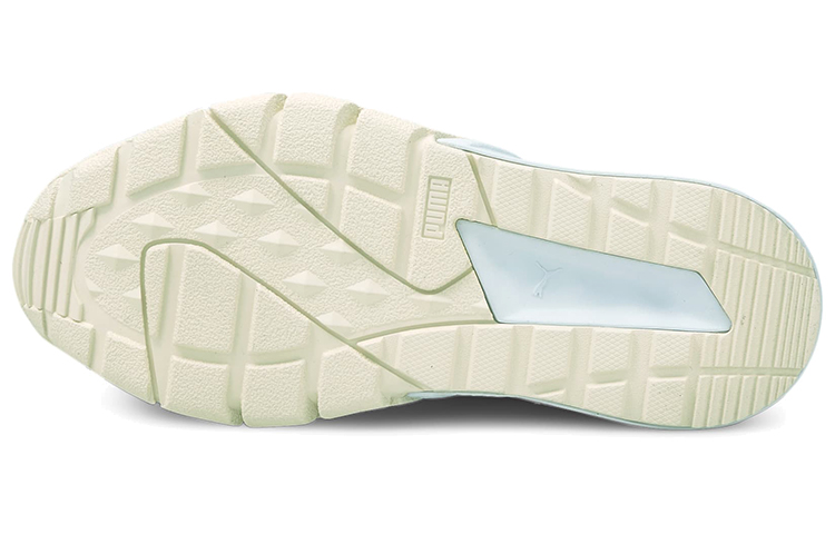 Женские кроссовки PUMA Hedra (бело-бежевые) — фото 5