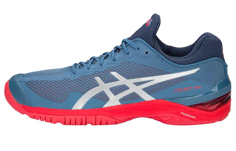 Asics Court FF Abrasion Resistant Breathable Low top Running Shoes Unisex Blue