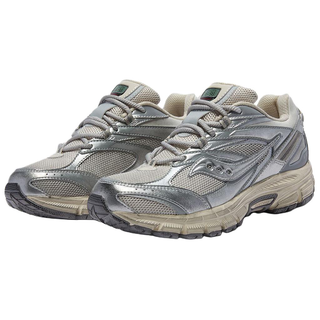 Saucony Cohesion 2K Abrasion Resistant Low top Running Shoes Unisex Silver