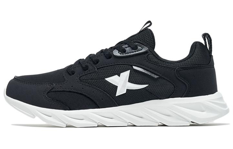 XTEP Feather Abrasion Resistant, Breathable, Lightweight Low top Running Shoes Women’s Black White
