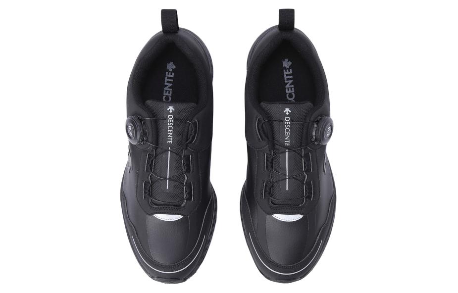 DESCENTE Slip Resistant Low top Running Shoes Unisex Black